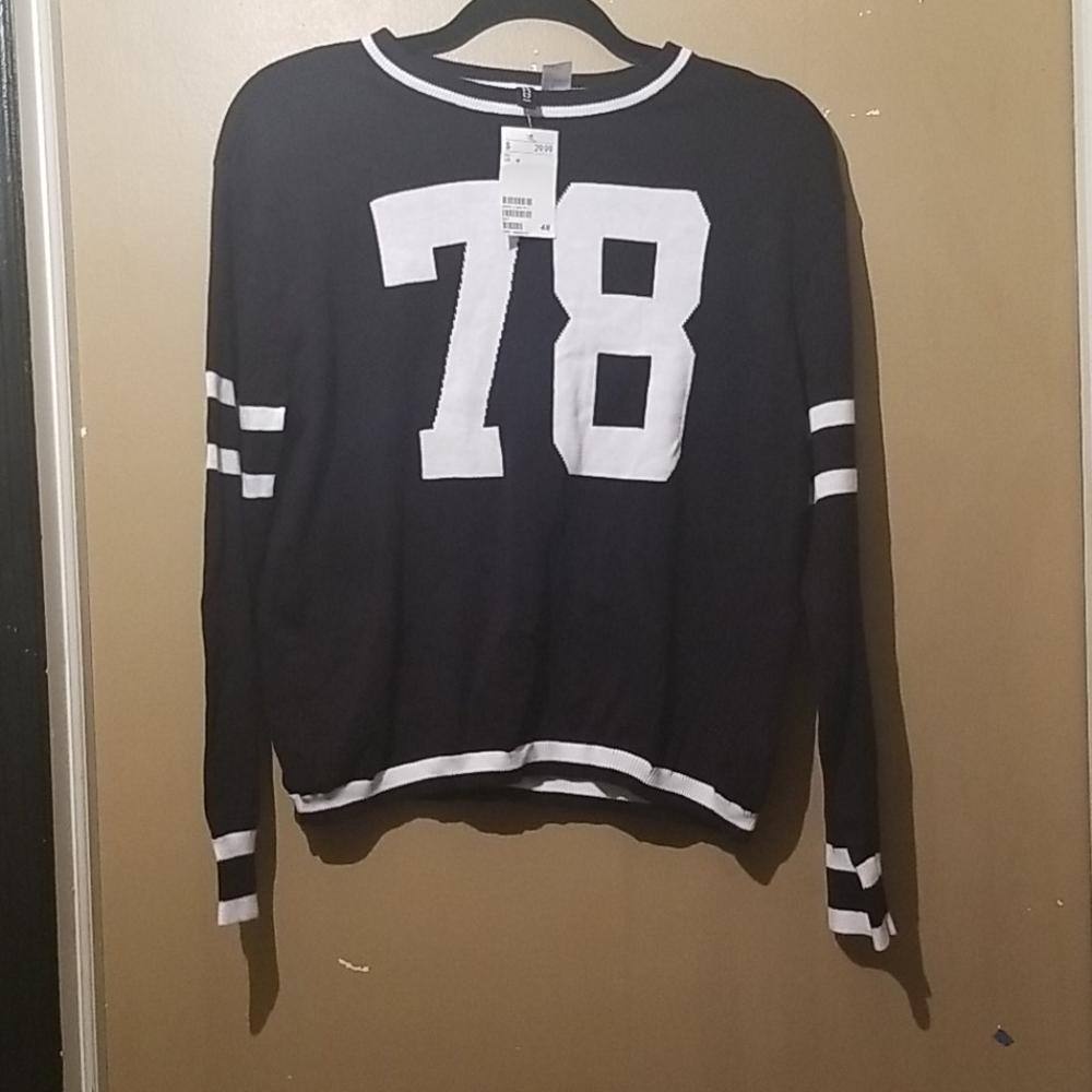 Divided Black Pullover Sweatshirt